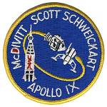 AB Emblem yellow border Apollo 9 patch