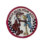 Beep beep your ass 3 inch patch BBYAUNK4