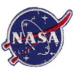 White border NASA vector patch variant 6