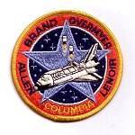 Lion Brothers plastic backed STS-5 patch